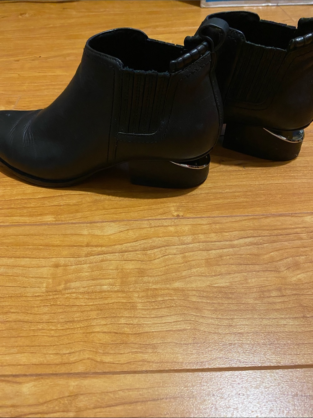 Alexander Wang Kori Black Leather Booties